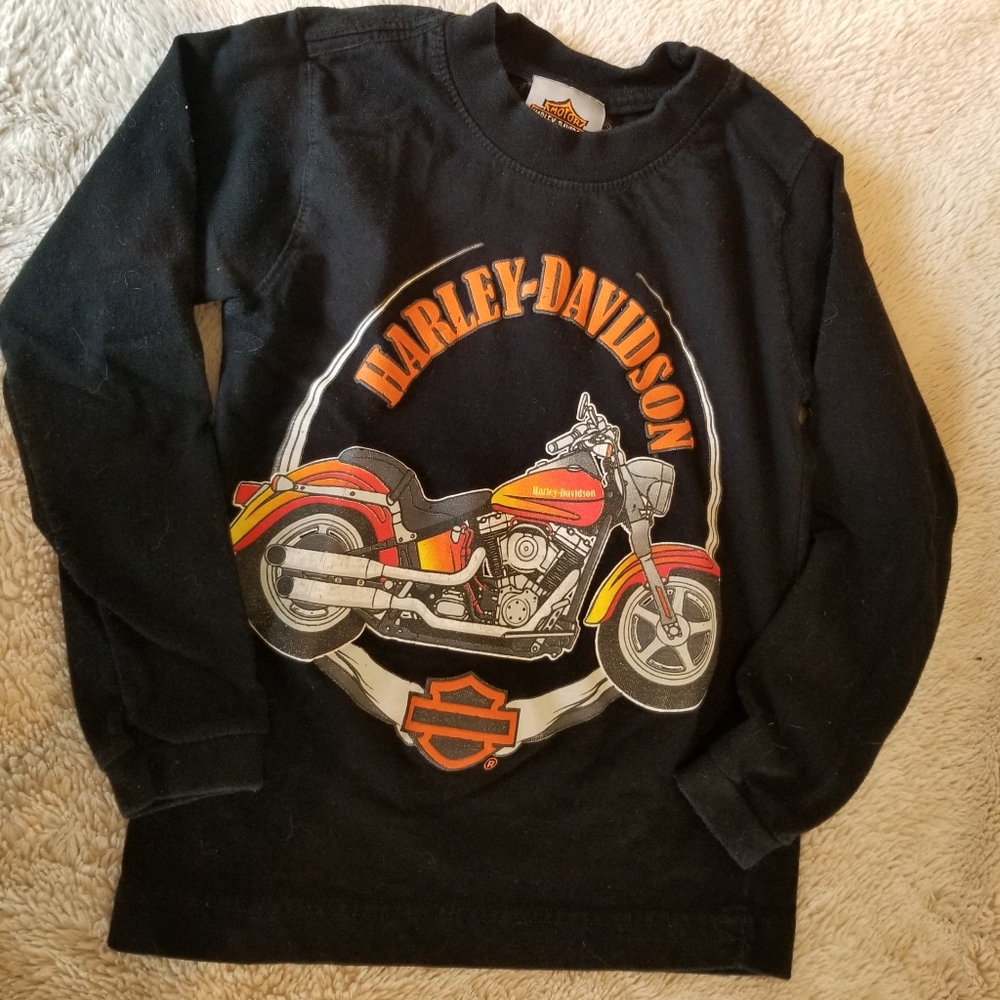 Kids Harley-Davidson longsleeve shirt.